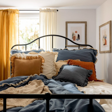 Комплект постельного белья Homla MOISES 160x200 см Бежевый - 7 Комплект постельного белья Homla MOISES 160x200 см Бежевый 213550 фото - 7