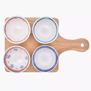 Сервировочный набор Duka MAYA | Дерево / Микс 1217901 фото - 2