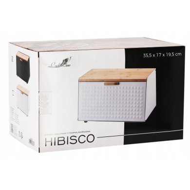 Хлібниця Chomik HIBISCO Білий - 7 Хлібниця Chomik HIBISCO Білий NEL8886 фото - 7