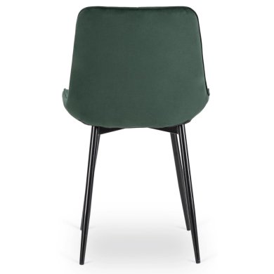 Обеденный стул Mebel Elit CHRIS Welur Зеленый ME.CHRIS/Z/CZ/V/K фото - 4