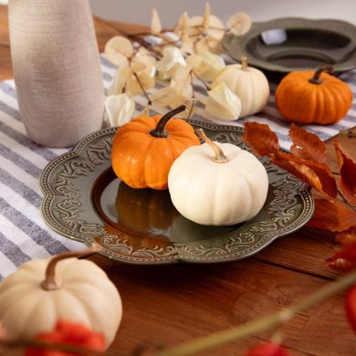 Обеденная тарелка Homla SALTIS 27 см Зеленый 230832 фото - 6