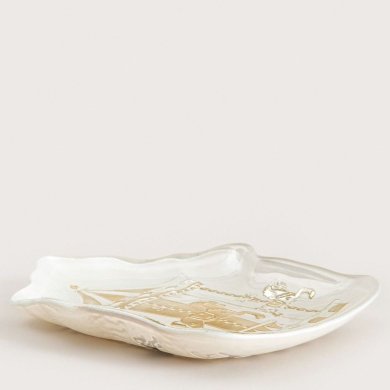 Десертная тарелка Homla FAROS 20x14 см Белый - 3 Десертная тарелка Homla FAROS 20x14 см Белый 242846 фото - 3