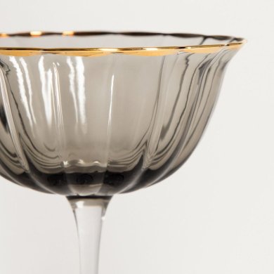 Келих для коктейлю Homla SCURO 200 мл Чорний 241492 фото - 3