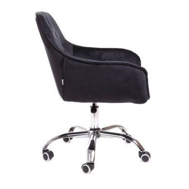 Офісне крісло Homla FLOSSI Welur Чорний 218109 фото - 3