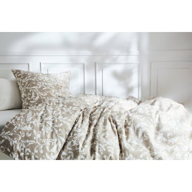 IKEA Комплект постільної білизни VARBRACKA 150х200 см Принт (ИКЕА VÅRBRÄCKA) 80412610 фото - 15