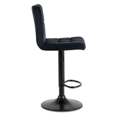 Барный стул Mebel Elit NERO Welur Черный ME.NERO/CZ/CZ/V/H фото - 4