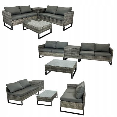 Комплект садовой мебели Kontrast COMO TAUPE Бежевый - 3 Комплект садовой мебели Kontrast COMO TAUPE Бежевый 5.90.13143 фото - 3