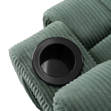 Крісло м'яке розкладне масажне з реклайнером Mebel Elit BOX Velvet Зелений - 7 Крісло м'яке розкладне масажне з реклайнером Mebel Elit BOX Velvet Зелений ME.BOX2/Z/SZTR/FW фото - 7