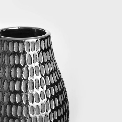 Ваза Homla FIDA 16x23 см Сріблястий 233803 фото - 2