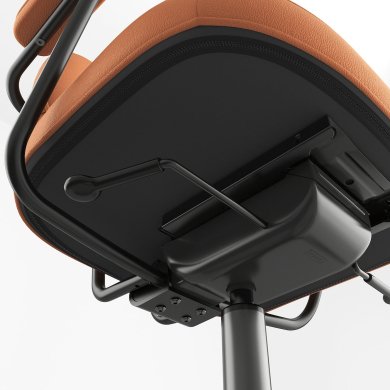 IKEA Офисное кресло ALEFJALL Коричневый (ИКЕА АЛЕФЬЯЛЛ) 40419982 фото - 29