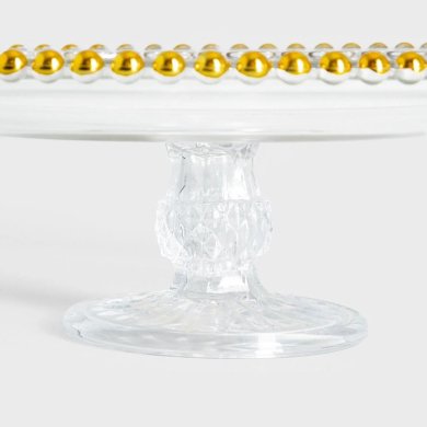 Тортовница Homla GOLDEN BALLS 26 см Прозрачный 240951 фото - 3