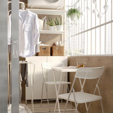 IKEA Складной садовый стул TORPARO Белый (ИКЕА ТОРПАРО) 00537850 фото - 2