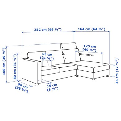 IKEA VIMLE (ИКЕА ВИМЛЕ) 09306261 фото - 7
