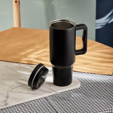Термокружка з трубочкою Homla LUZZY Чорний - 6 Термокружка з трубочкою Homla LUZZY Чорний 234112 фото - 6