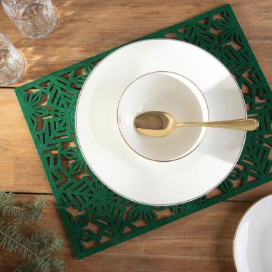 Сервірувальний килимок Homla ARINI 31х40 см Зелений - 4 Сервірувальний килимок Homla ARINI 31х40 см Зелений 200412 фото - 4