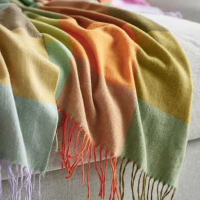 IKEA Плед SKUGGBRAKEN 120х160 см Разноцветный (ИКЕА СКУГГБРАКЕН) 40582685 фото - 5