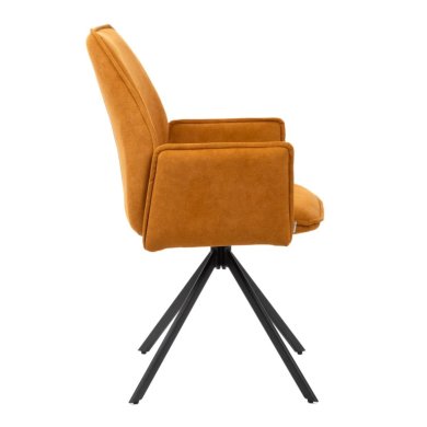 Обеденный стул поворотный Homla LUGRO Горчичный - 2 Обеденный стул поворотный Homla LUGRO Горчичный 225460 фото - 2