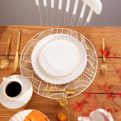 Десертна тарілка Homla MELIDA 20 см Білий 230834 фото - 7