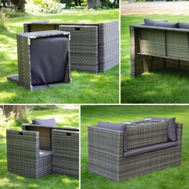 Комплект садовой мебели Meven SORRENTO Серый - 3 Комплект садовой мебели Meven SORRENTO Серый MV-JG04-0104-SORRENTO фото - 3