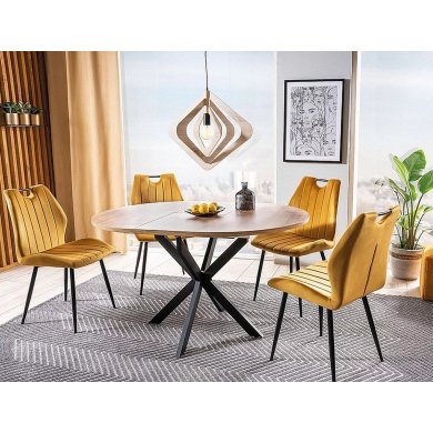 Обеденный стул Signal ARCO Welur Карри ARCOVCCU фото - 10