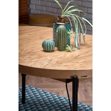 Раскладной обеденный стол Halmar INFERNO Дуб - 10 Раскладной обеденный стол Halmar INFERNO Дуб V-PL-INFERNO-ST фото - 10