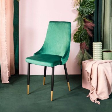 Обеденный стул Homla LOGAN Welur Зеленый 201075 фото - 9