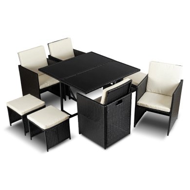 Комплект садовой мебели Mebel Elit BONITO Черный ME.BONITO/CZ/RT/OGR/ZES фото - 3