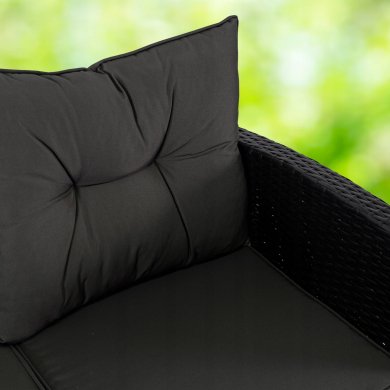 Комплект садовой мебели Mebel Elit DALLAS Черный ME.DALLAS/CZ/RT/OGR/ZES фото - 7