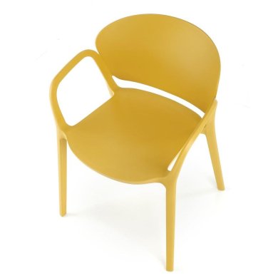 Садовий стілець Halmar K491 Гірчичний V-CH-K/491-KR-MUSZTARDOWY фото - 6