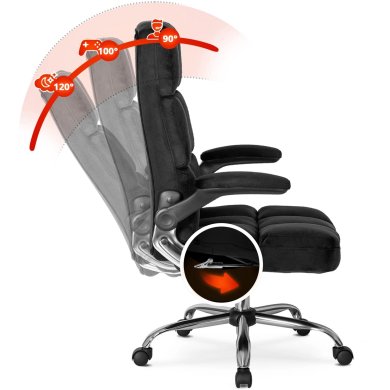 Офісне крісло Mebel Elit LONDON Чорний ME.LONDON/CZ/V/FO фото - 9