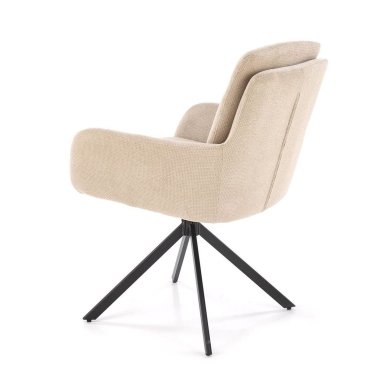 Обеденный стул поворотный Halmar K536 Бежевый V-CH-K/536-KR-BEŻOWY фото - 2