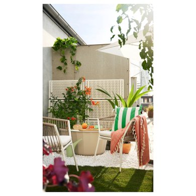 Садовий стілець SEGERON Бежевий - 2 IKEA Садовий стілець SEGERON Бежевий (ИКЕА СЕГЕРОН) 50510810 фото - 2