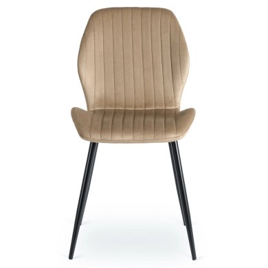 Обеденный стул Mebel Elit LILAC Welur Бежевый ME.LILAC/BZ/V/K фото - 2