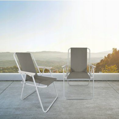 Складное садовое кресло Kontrast ATENA PRO Серый 5.03.13433 фото - 12