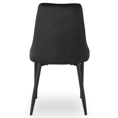 Обеденный стул Mebel Elit BARI Welur Черный ME.BARI/CZ/V/K фото - 4
