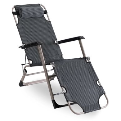 Складаний шезлонг Mebel Elit EDISON Сірий ME.EDISON/P/T/LOZ фото - 8