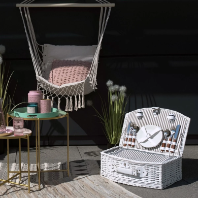 Корзина для пикника Homla PICNIC 46x38x41 см | Белый 162531 фото - 11