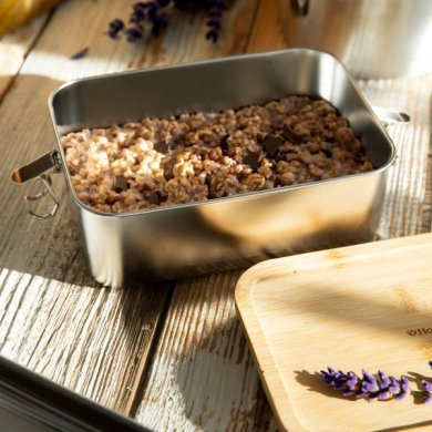 Ланч-бокс Homla NUKKA 1,6 л Сріблястий - 7 Ланч-бокс Homla NUKKA 1,6 л Сріблястий 218082 фото - 7