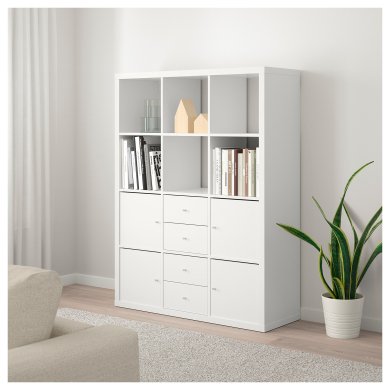 IKEA Стеллаж KALLAX Белый (ИКЕА КАЛЛАКС) 29278262 фото - 3