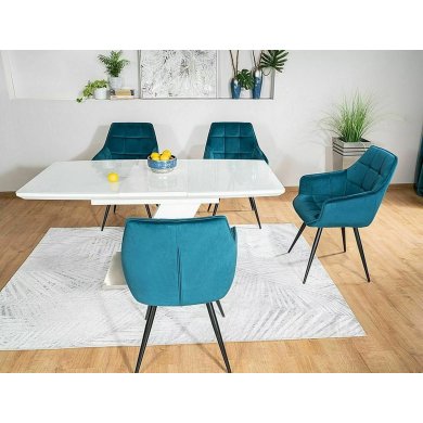 Обеденный стул Signal LILIA Welur Бирюзовый LILIAVCTU фото - 6