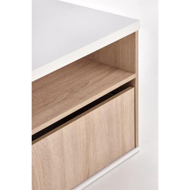 Журнальный стол Halmar PANTERA Дуб сонома V-PL-PANTERA-BIAŁY/SONOMA фото - 6