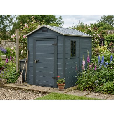 Садовий будиночок Garden Line GRIDEN 131,1x186x198,5 см Чорний DOR3433 фото - 3