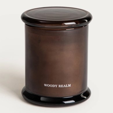 Ароматическая свеча Homla ESTER Woody Realm 260 г Коричневый 246071 фото - 2