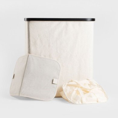 Кошик для білизни Homla DAVEY Білий 235908 фото - 2