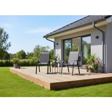 Комплект садових стільців Garden Line TIH1625 2 шт Сірий TIH1632 фото - 3