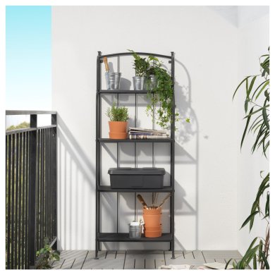 IKEA Стелаж LACKO Сірий (ИКЕА ЛЭККЭ) 20151837 фото - 3