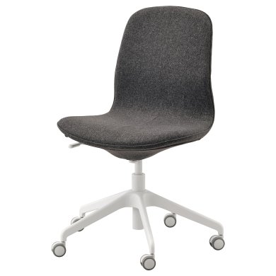 IKEA Офісне крісло LANGFJALL Темно-сірий (ИКЕА ЛАНГФЬЯЛЛЬ) 49252384 фото - 10
