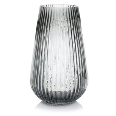 Ваза Duka Glass 23 см | Серый 2220662