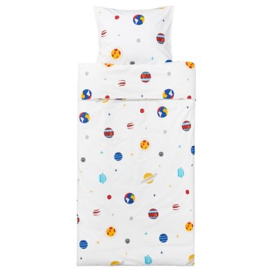 IKEA Комплект постельного белья AFTONSPARV 150х200 см Принт (ИКЕА АФТОНСПАРВ) 10554047 фото - 5