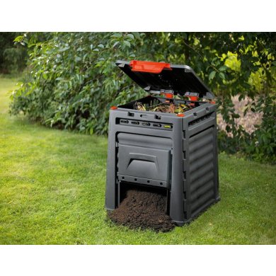 Садовый компостер без основы Keter E-COMPOSTER 320 л Черный 231597-1 фото - 6